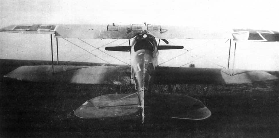 Трофейный немецкий истребитель LFG Роланд D IIa №539/17 на аэродроме 2-й БАГ